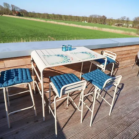 Steernkieker- Traumhafte Mit Zwei Dachterrassen Apartment Tossens