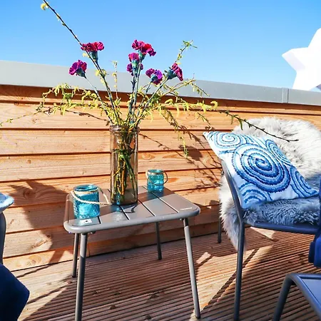 Steernkieker- Traumhafte Mit Zwei Dachterrassen Apartamento Tossens